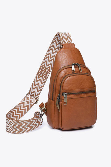 Adored It's Your Time PU Leather Sling Bag - Hovatok