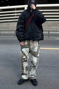 Men's Printed Straight Leg Jeans - Hovatok