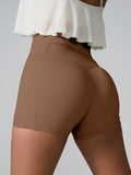 High Waist Active Shorts - Hovatok