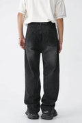 Distressed Mid Rise Men's Jeans - Hovatok