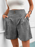 Perfee Frill Shorts with Pockets - Hovatok