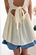 Elastic Waist Wide Leg Denim Shorts - Hovatok