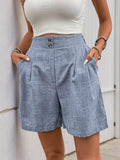 Perfee Frill Shorts with Pockets - Hovatok