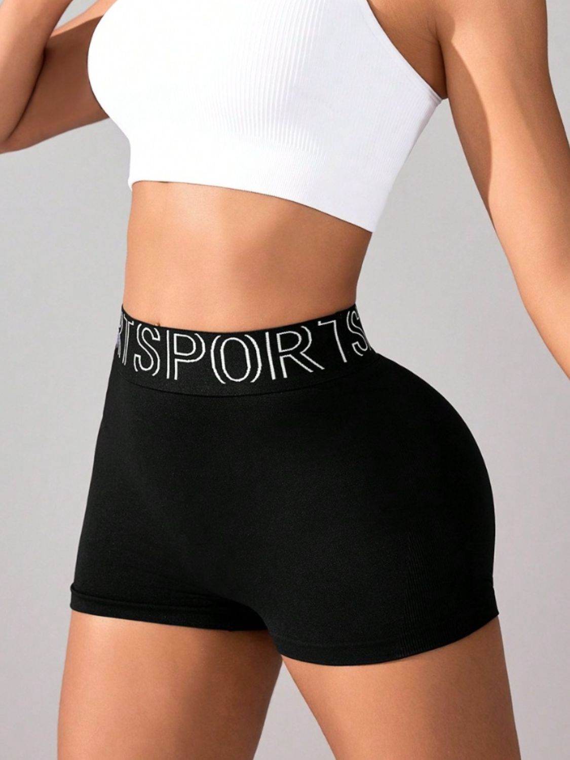 High Waist Active Shorts - Hovatok