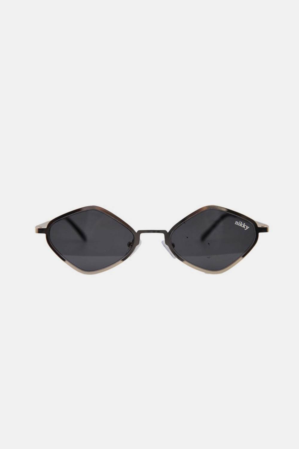 Nicole Lee USA Metal Frame Geometric Sunglasses - Hovatok