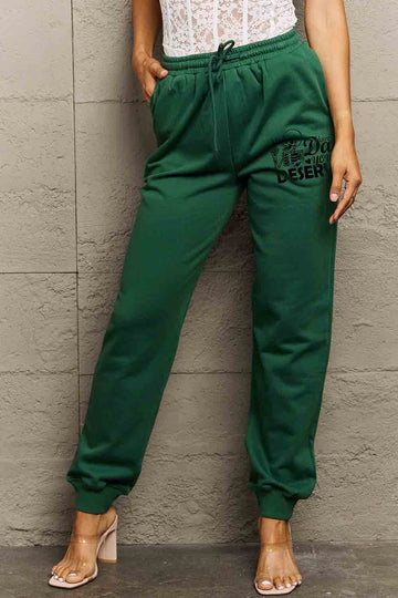 Simply Love Full Size HAVE THE DAY YOU DESERVE Graphic Sweatpants - Hovatok