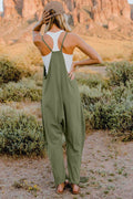 Double Take Full Size V-Neck Sleeveless Jumpsuit with Pockets - Hovatok