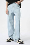 Wide Leg Jeans with Pockets - Hovatok
