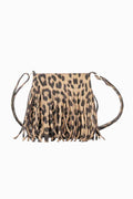 Adored PU Leather Crossbody Bag with Fringe - Hovatok
