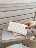 PU Leather Solid Color Wallet - Hovatok
