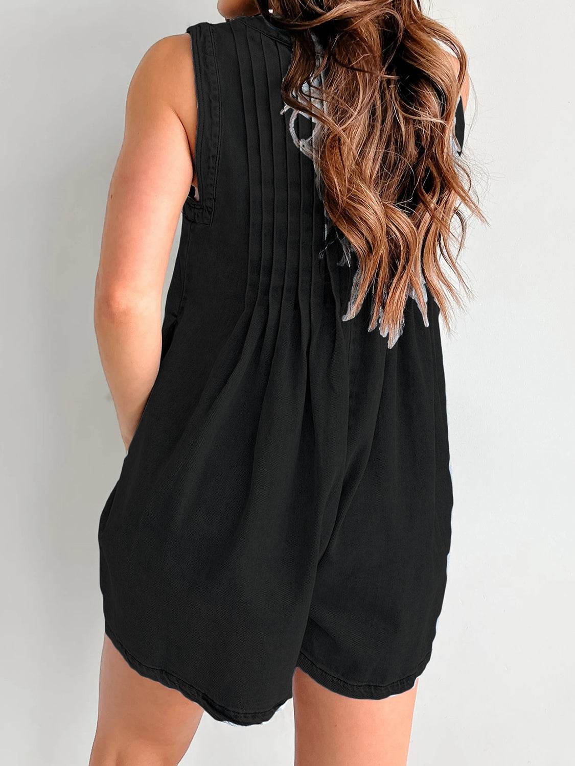 Tied Romper with Pockets - Hovatok