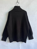 Turtleneck Long Sleeve Sweater - Hovatok
