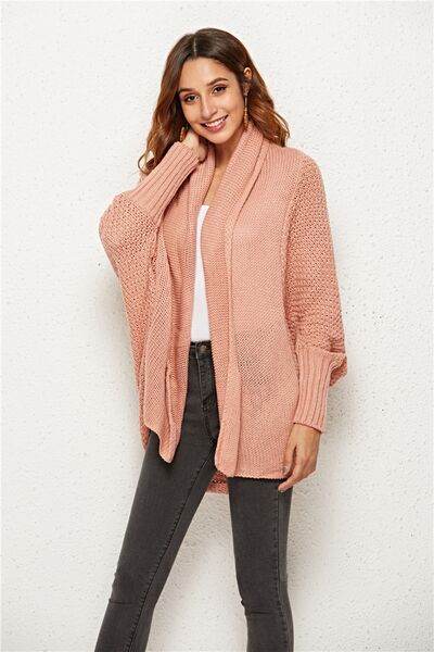 Angel Wings Open Front Batwing Sleeve Cardigan - Hovatok