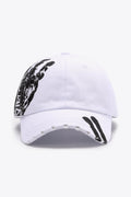 VIBRA Graphic Distressed Adjustable Baseball Cap - Hovatok
