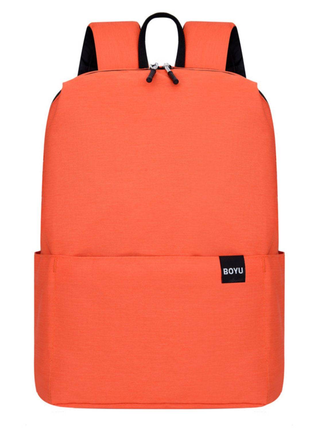 Solid Color Nylon Backpack Bag - Hovatok