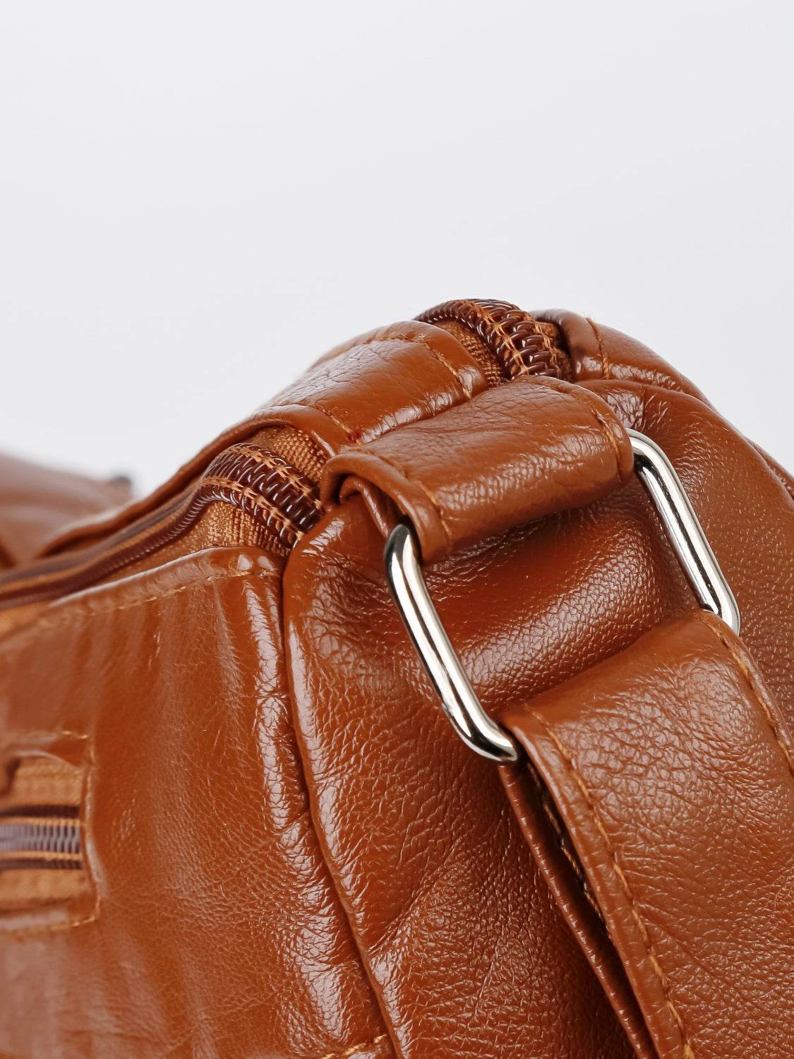 PU Leather Adjustable Strap Shoulder Bag - Hovatok