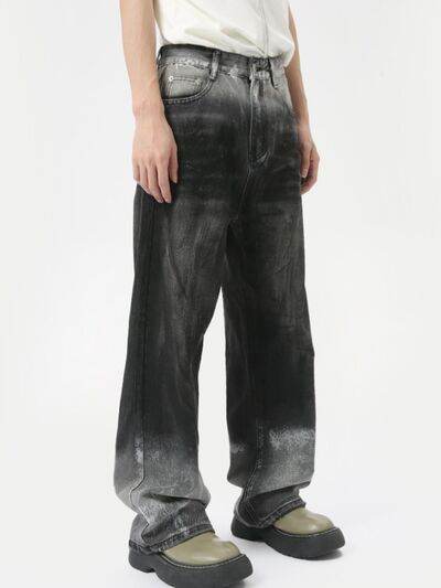 Wide Leg Jeans with Pockets - Hovatok