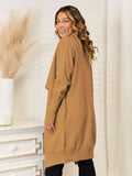 Angel Wings Long Sleeve Open Front Longline Cardigan - Hovatok