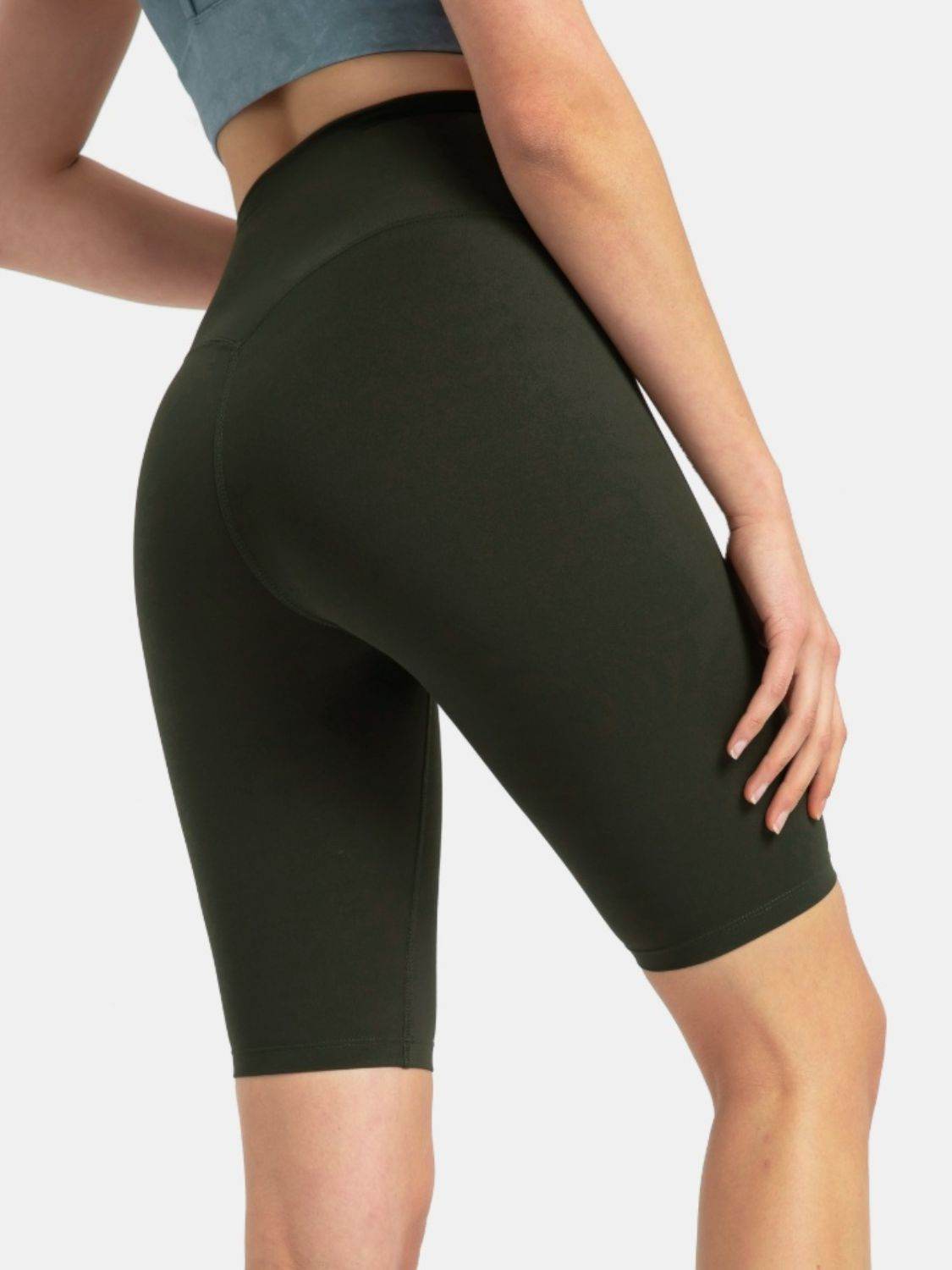 Millennia High Rise Wide Waistband Active Shorts - Hovatok