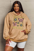 Simply Love Simply Love Full Size SOMETHING SPECIAL Graphic Hoodie - Hovatok