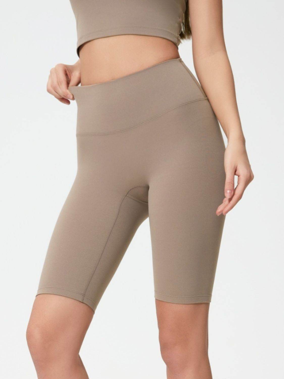 Millennia High Rise Wide Waistband Active Shorts - Hovatok