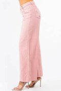 American Bazi High Waist Distressed Wide Leg Jeans - Hovatok