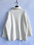 Turtleneck Long Sleeve Sweater - Hovatok