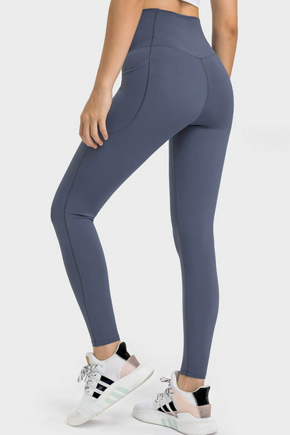 Millennia V-Waist Yoga Leggings with Pockets - Hovatok