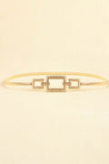Square Shape Zinc Alloy Buckle Iron Belt - Hovatok