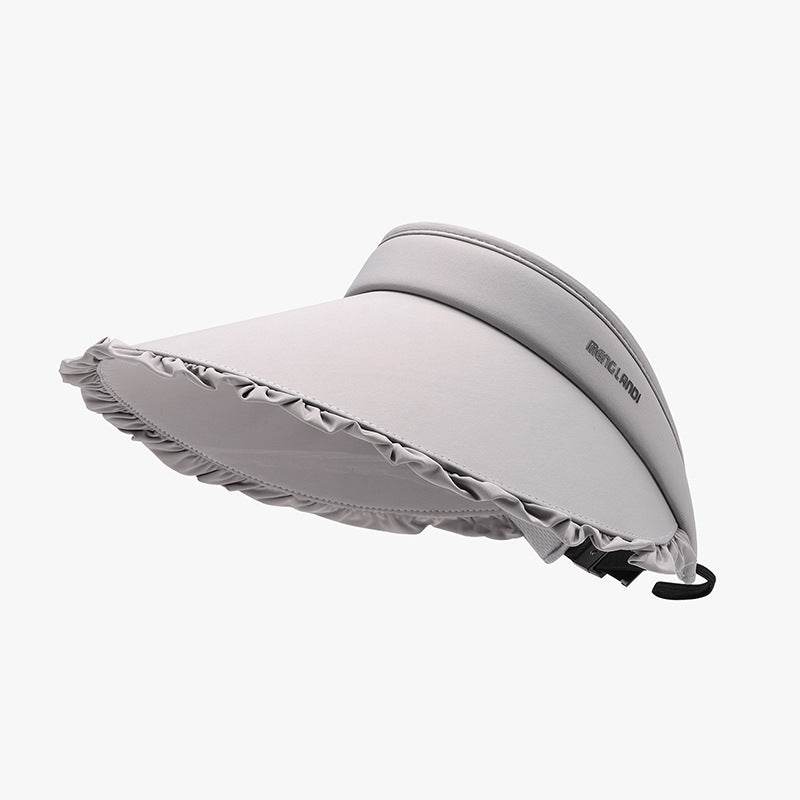 Frill Adjustable Ice Silk Sun Hat - Hovatok