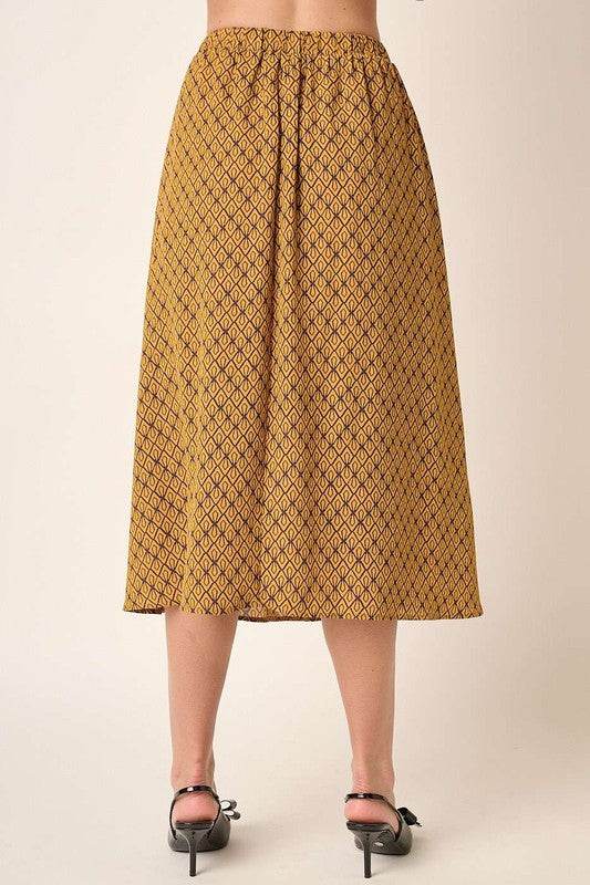 Mittoshop Printed Midi Skirt - Hovatok