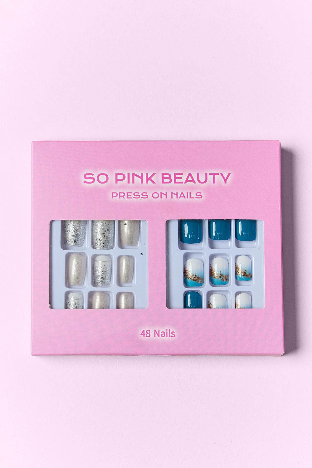 SO PINK BEAUTY Press On Nails 2 Packs - Hovatok