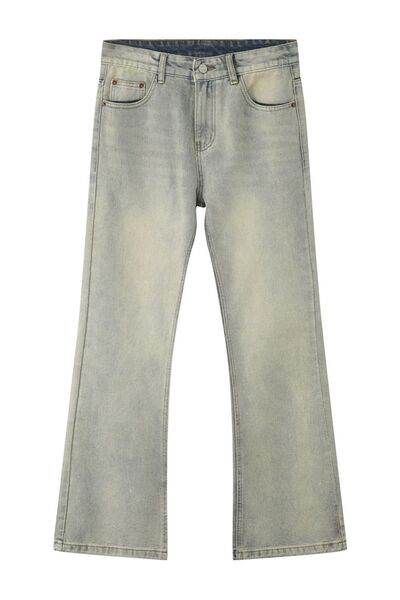 Mid Rise Jeans with Pockets - Hovatok