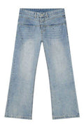 Splash Ink Washed Jeans with Pockets - Hovatok