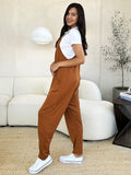 Double Take Full Size Sleeveless V-Neck Pocketed Jumpsuit - Hovatok