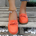 Weave Wedge Heeled Loafers - Hovatok