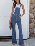 Raw Hem Denim Overall - Hovatok