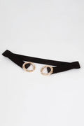 Double Hoop Buckle Elastic Belt - Hovatok