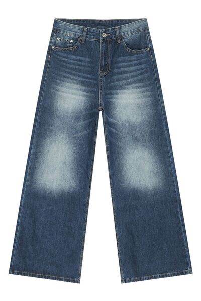 Men's Cat's Whisker Wide Leg Jeans - Hovatok