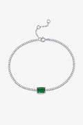 Adored 1 Carat Lab-Grown Emerald Bracelet - Hovatok