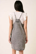 Mittoshop Washed Patch Pocket Mini Cami Denim Dress - Hovatok