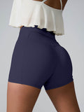 High Waist Active Shorts - Hovatok