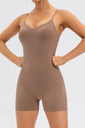 Spaghetti Strap Round Neck Romper - Hovatok