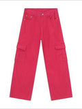 Wide Leg Cargo Jeans - Hovatok