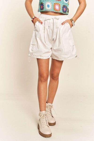 ADORA Drawstring Shorts with Pockets - Hovatok