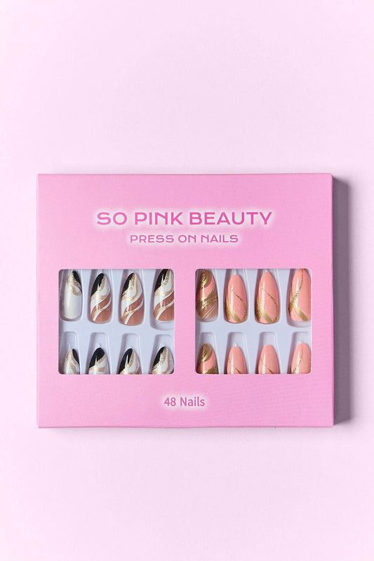 SO PINK BEAUTY Press On Nails 2 Packs - Hovatok