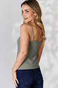 Basic Bae Full Size Round Neck Slim Cami - Hovatok