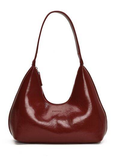 PU Leather Moon Shape Shoulder Bag - Hovatok