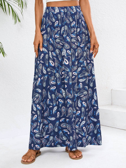Printed Maxi Skirt - Hovatok