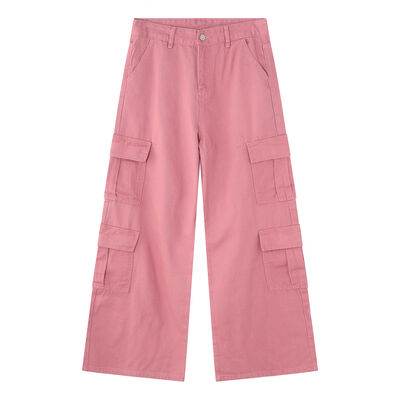 Wide Leg Cargo Jeans - Hovatok